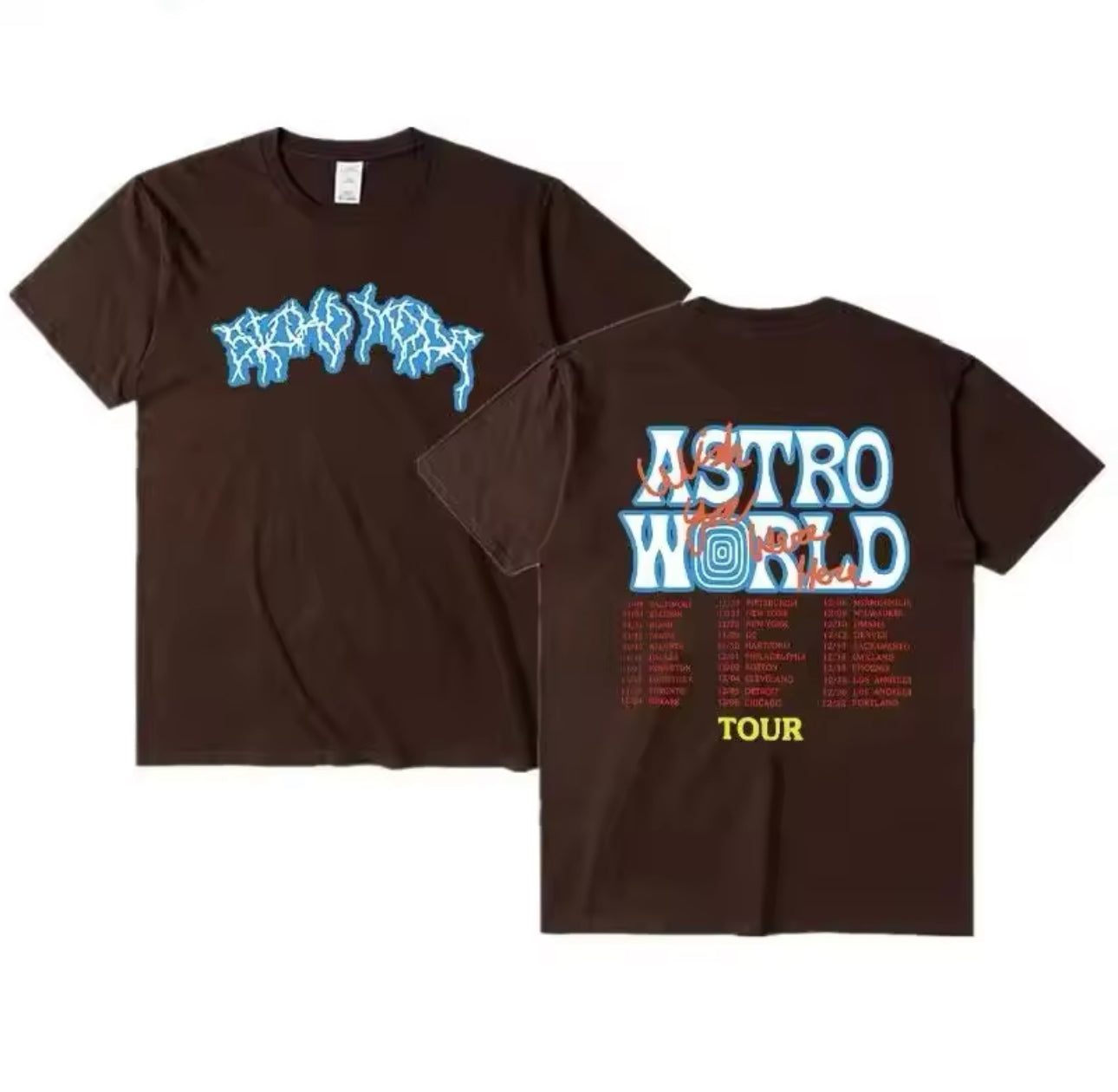 Offers Astroworld tour tee